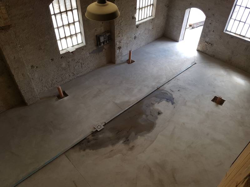 Avant préparation du sol mécanique