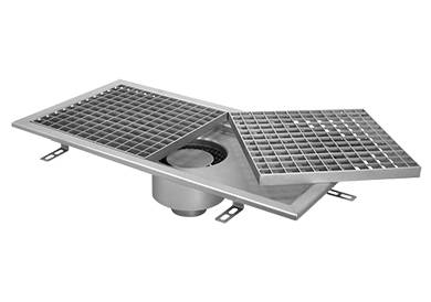 Fabrication sur mesure de systèmes d’évacuation en inox pour sol industriel à Paris